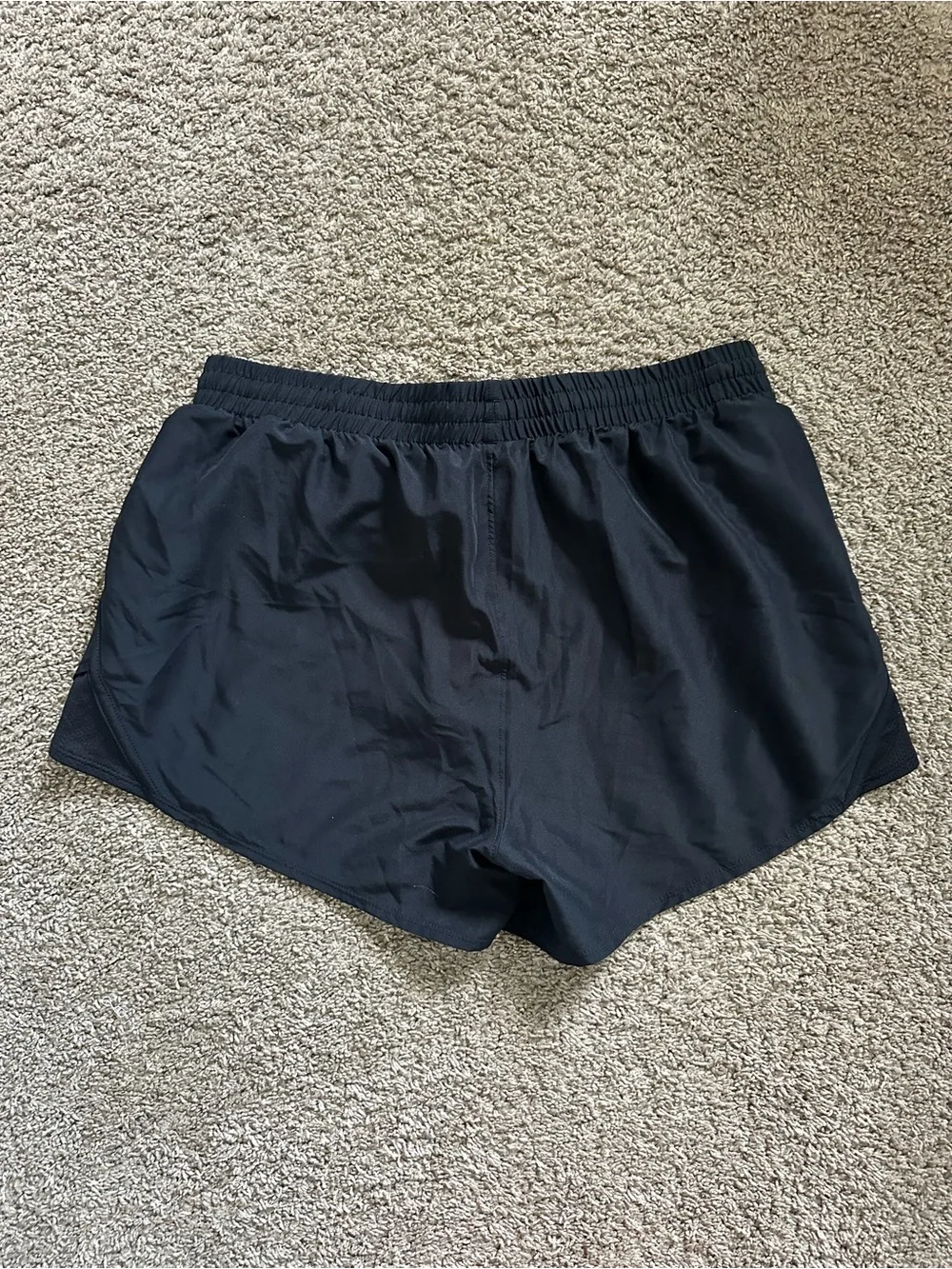 Under Armour Women’s Black Athletic Shorts with Logo